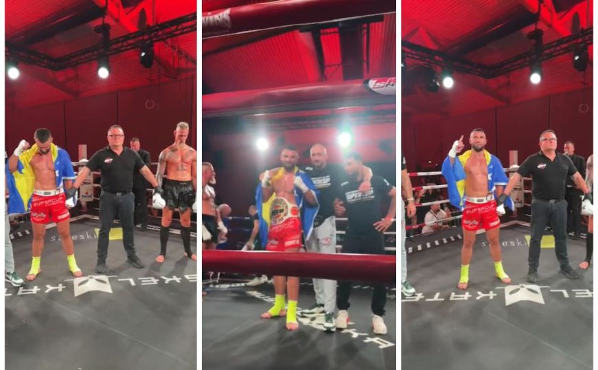 Mesud Selimović svjetski prvak u kickboxingu, pobjedu proslavio uz zastavu BiH