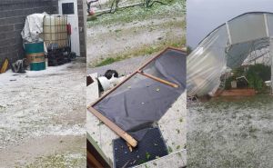 Jak vjetar nosio krovove kuća i čupao drveće: Pogledajte posljedice nevremena u BiH