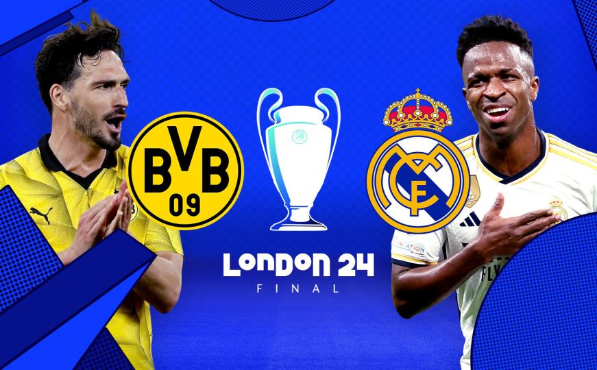 Uživo iz Londona sa finale Lige prvaka: Borussia Dortmund - Real Madrid 0:2