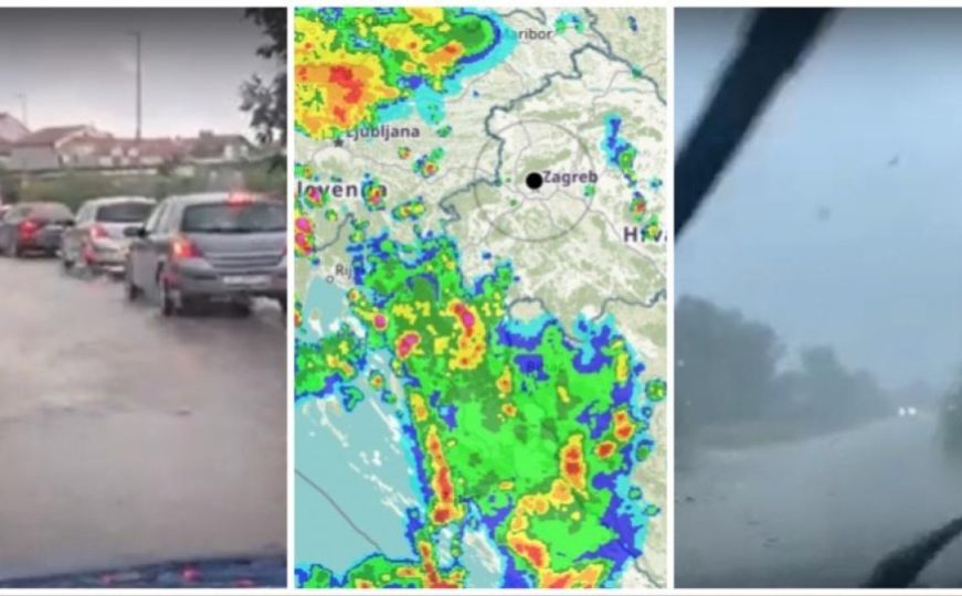 Nevrijeme u Hrvatskoj: Izdana upozorenja dok se kiša, pljuskovi i grad šire zemljom