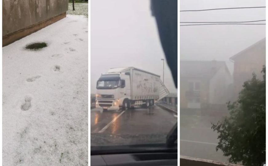 Nevrijeme prolazi kroz Srbiju: Vjetar oborio prikolicu, domaćinstva bez struje