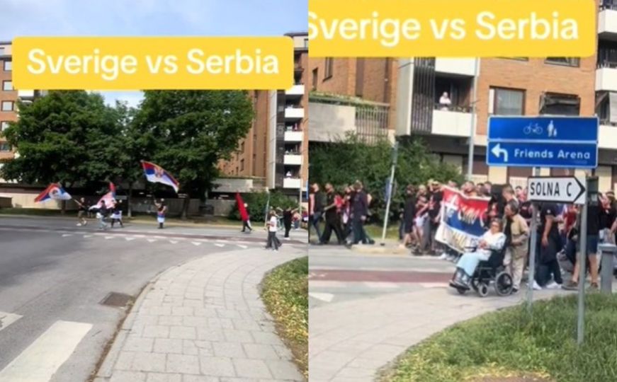 Novi sramotan potez navijača Srbije: U Stockholmu skandirali ime presuđenog ratnog zločinca