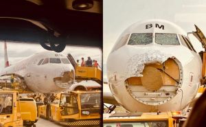Haos na letu za Beč: Avion upao u superćelijsku oluju - evo šta je od njega ostalo