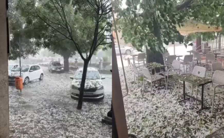 Superćelijska oluja "hara" Srbijom: Led se srušio na gradove, ulice pod vodom