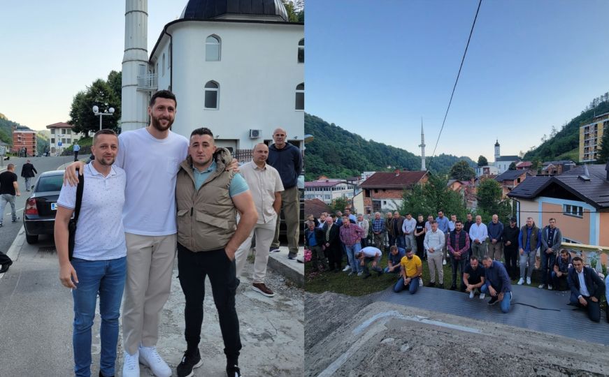 Na bajram-namazu u Srebrenici među vjernicima bio i Jusuf Nurkić