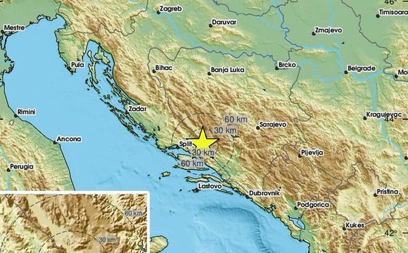 Zemljotres pogodio Hrvatsku, osjetio se i u Bosni i Hercegovini: 'Jako prodorna tutnjava'