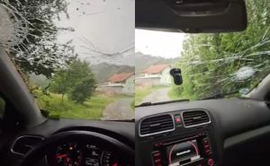 Razbijena stakla i uništena vozila: Velike štete u BiH nakon oluje