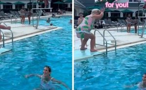 Oduševila Tik Tok zajednicu: Djevojčica (1) bez straha skočila u bazen