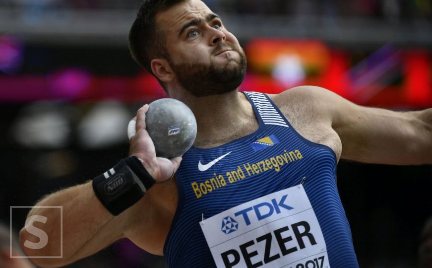 Nova titula za Mesuda Pezera: S odličnih 20.93 metra očekivano lako osvojio novi naslov bh. prvaka