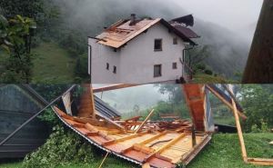 Dramatične scene iz Travnika: Nevrijeme uzrokovalo veliku štetu na stambenim objektima