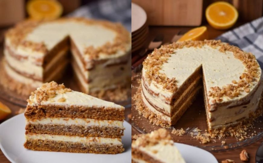 Torta od mrkve koja nikada ne izlazi iz mode: Recept koji morate probati