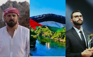 Iranski aktivisti u Mostaru: Zastava za Palestinu, Marš za Srebrenicu, oglasili se Kristijan i Motaz