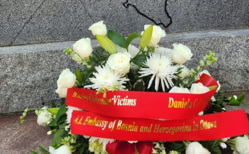 Prvi put: Ambasada BiH u Kanadi obilježila 11. juli Međunarodni dan sjećanja na genocid u Srebrenici