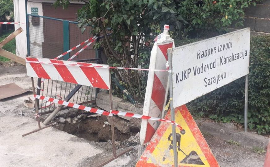 Sarajevo: Vodovod objavio spisak ulica koje bi danas mogle imati problema s vodosnabdijevanjem