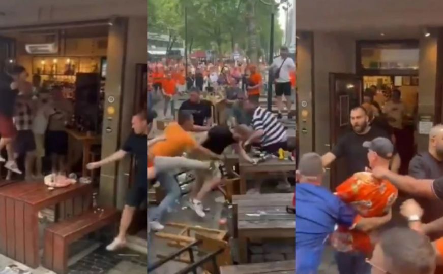 Haos pred polufinale Eura: Nizozemci upali u pub da biju Engleze, letjele stolice i televizor