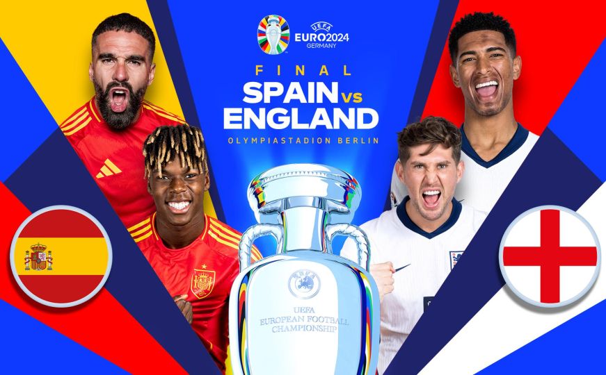 EURO 2024 | Večeras ćemo dobiti novog prvaka: Španija ili Engleska?