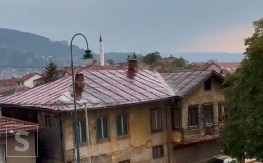 Stiglo osvježenje u Sarajevo: Počela padati kiša u ovom dijelu grada