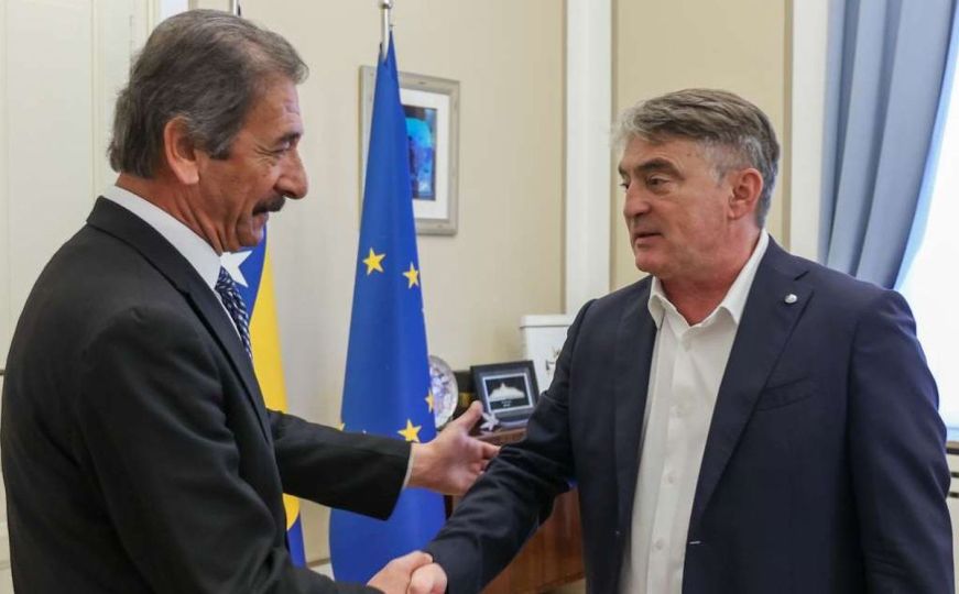 Član predsjedništva Željko Komšić se sastao sa ambasadorom Palestine u BiH