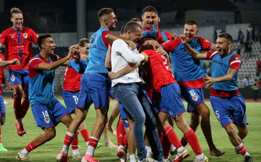 Pogledajte slavlje igrača Borca nakon što su izbacili prvaka Albanije u prvom pretkolu Lige prvaka
