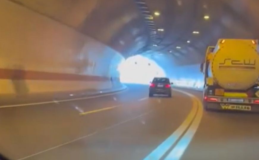 U tunelu prestizao kamion preko dvije pune linije: 'Treba ga privest i oduzet mu automobil'