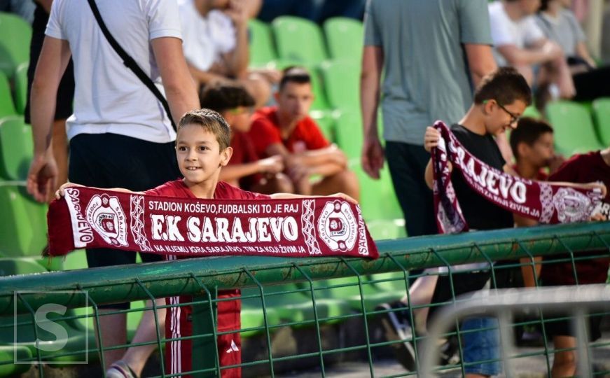 Pogledajte atmosferu s Koševa pred utakmicu Sarajeva i Spartak Trnave
