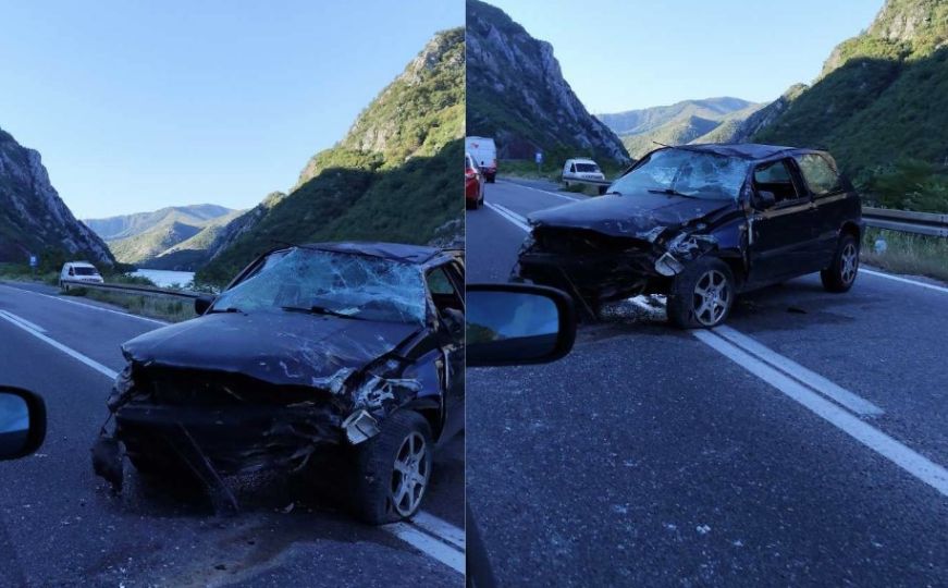 U saobraćajnoj nesreći kod Mostara povrijeđene dvije osobe