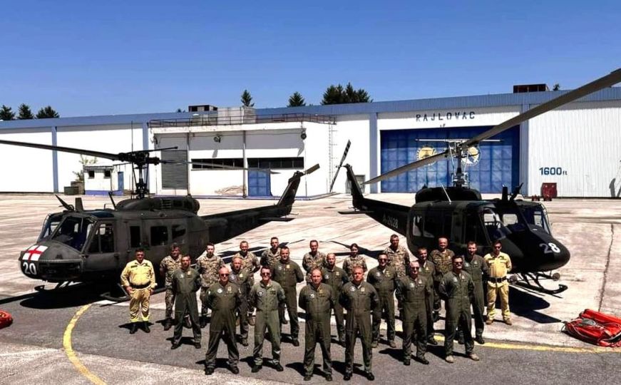 Uspješna intervencija helikoptera Oružanih snaga BiH: Ugašen požar u blizini Olova
