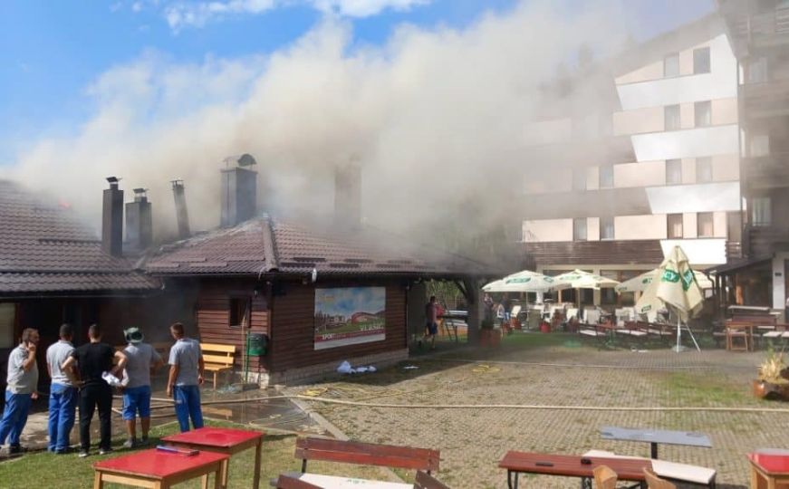 Izbio požar na objektu na Vlašiću