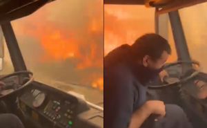 Sve teža situacija kod Trogira, požar krenuo prema Makarskoj: Vatrogasci se bore s vatrom