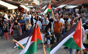 U Sarajevu održan skup podrške Gazi: 'Oni koji podržavaju genocid, isti su kao i oni koji ga čine'