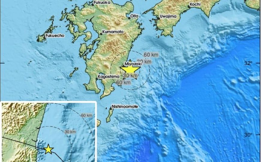 Razoran zemljotres jačine 7,1 stepeni po Richteru pogodio Japan, izdato upozorenje na cunami