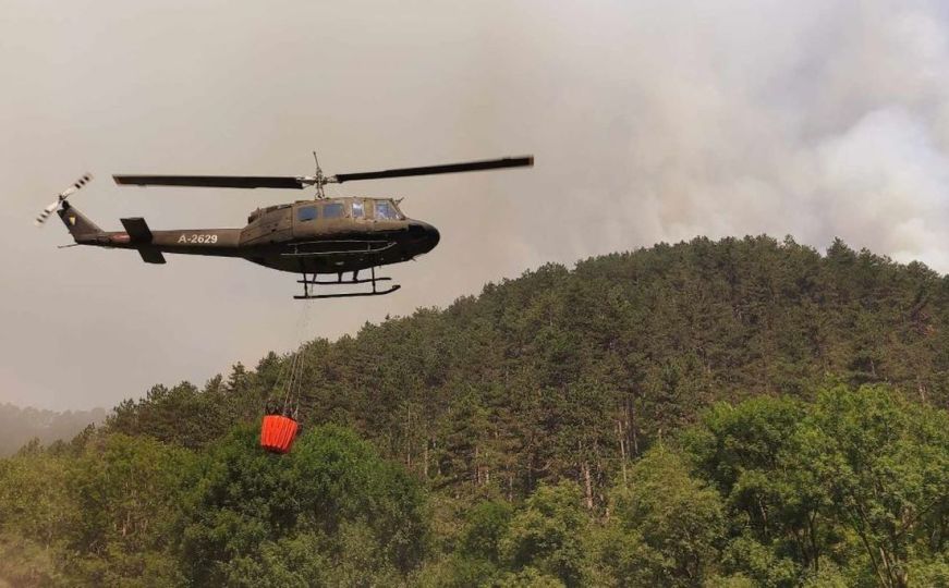 Predsjedništvo BiH dalo saglasnost: Helikopter OS BiH gasit će požar i na Ponijerima