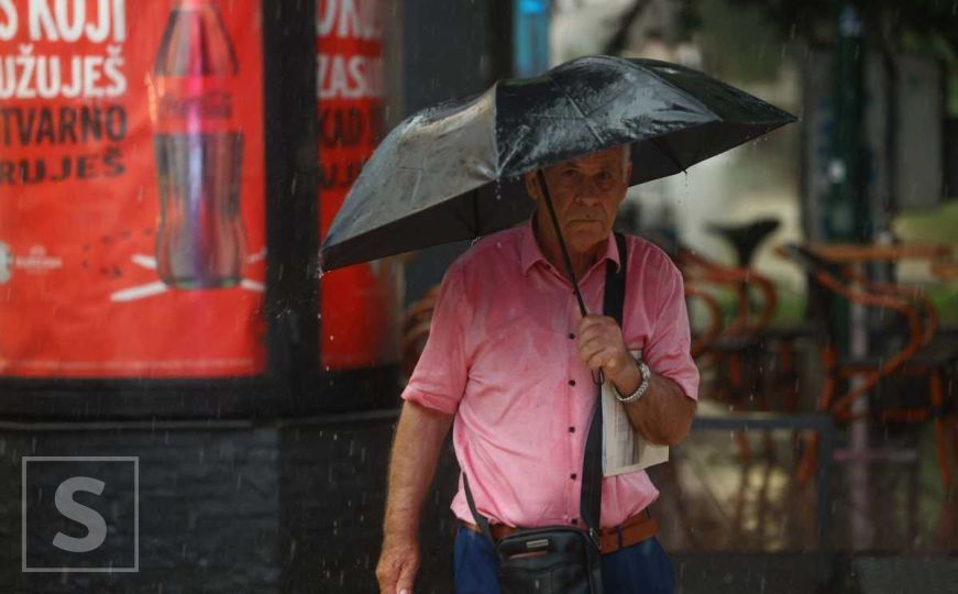 Meteorolozi najavili kišu i jače pljuskove sa grmljavinom. Evo u kojim dijelovima BiH