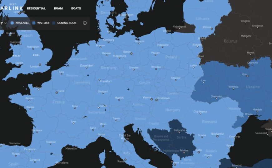 Starlink internet dolazi u region: Hoće li se satelit Elona Muska pojaviti iznad neba BiH?