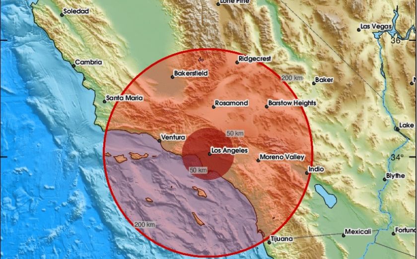 Snažan zemljotres pogodio Los Angeles: 'Najveći koji sam ikada doživjela u Kaliforniji'
