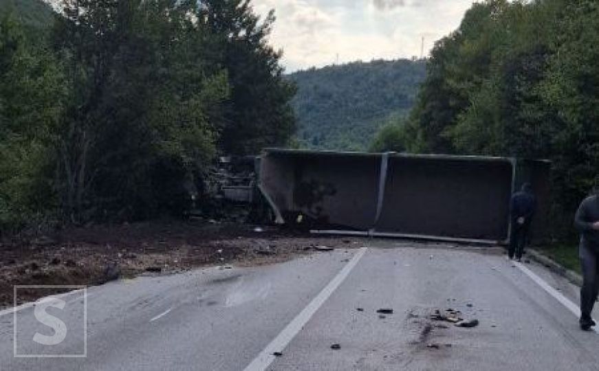 Saobraćajna nesreća na magistralnom putu Novi Travnik-Bugojno