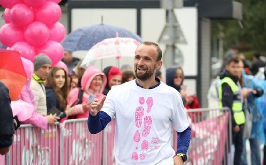 Amel Tuka, predsjednik komisije olimpijaca OK BiH, sudjelovao na 'Race for the Cure' utrci