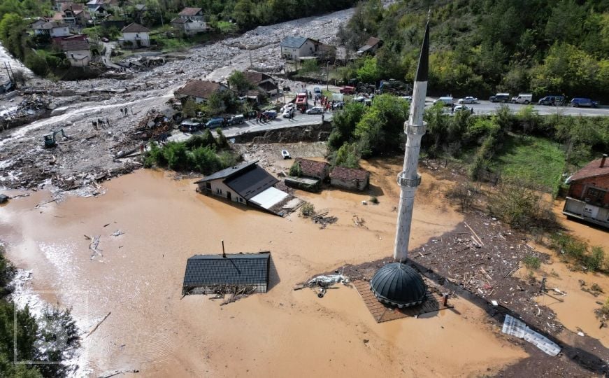 Ekipa portala Radiosarajevo.ba u Donjoj Jablanici: Pogledajte strahovite prizore iz zraka