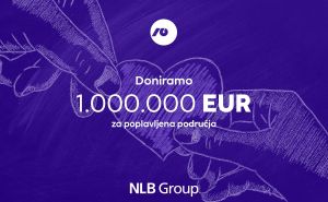 NLB Grupa donira milion eura za ublažavanje posljedica razornih poplava u BiH