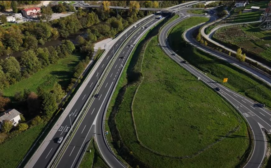 Snimak sarajevske transverzale iz zraka: Od Jošanice do Stupa