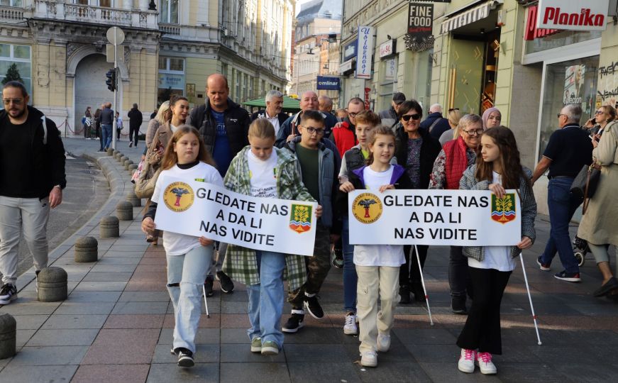 "Gledate nas, a da li nas vidite?": U Sarajevu obilježen Međunarodni dan bijelog štapa