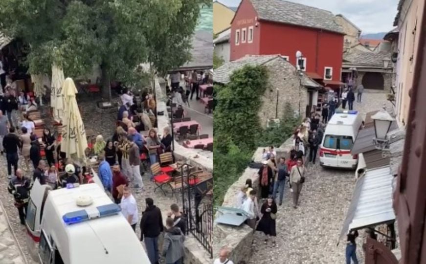 Objavljen snimak iz Mostara: Pogledajte izvlačenje unesrećenog turiste koji je pao u Starom gradu