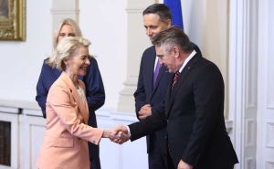 U posjeti BiH: Ursula von der Leyen na sastanku sa članovima Predsjedništva BiH