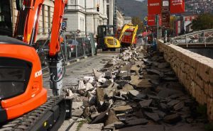 Pogledajte kako teku radovi na saobraćajnici u Sarajevu: Velike gužve u centru grada