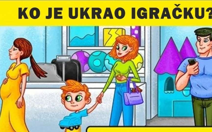 Detektivska mozgalica za razbuđivanje: Ko je ukrao igračku?