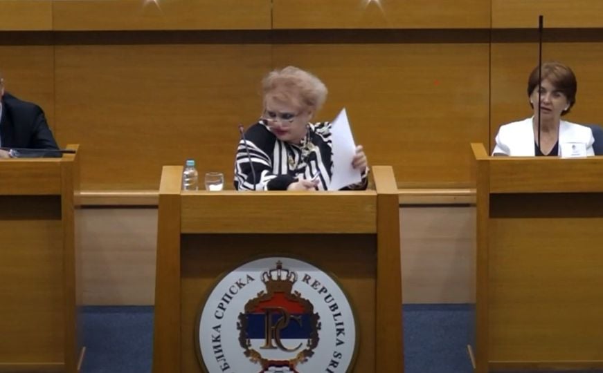 Obrenka Slijepčević se hvalila u Skupštini RS, zaprijetila poslanicima  'privođenjem'