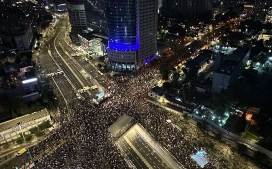 Netanyahu izazvao bijes građana: Desetine hiljada širom Izraela izašlo na ulice