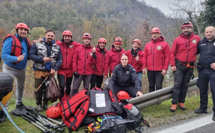 Brza reakcija spasila život: GSS Cazin iz nabujale Une spasio ribolovca