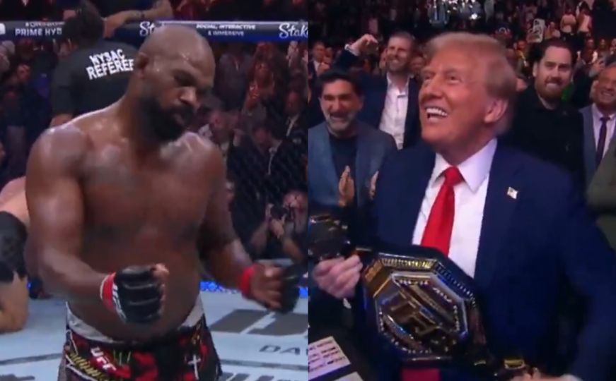 Jones nakon pobjede nad Miočićem izveo Trumpov ples, pa američkom predsjedniku predao UFC pojas