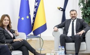 Konaković primio u posjetu novoimenovanu ambasadoricu Republike Italije Sarah Eti Castellani